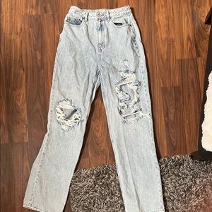 PacSun Light Blue Distressed Boyfriend Jeans